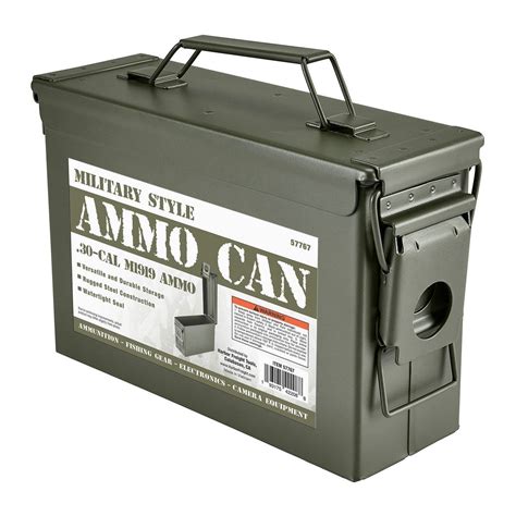 big metal ammo boxes|30 caliber ammo cans.